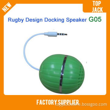 Rugby Design Phone Docking with 3.5mm Port G05 Speaker
